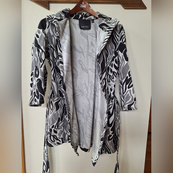 Carlisle Womens Canvas Retro Style Tie Waist Jacket. Womens size 4 - Picture 4 of 7